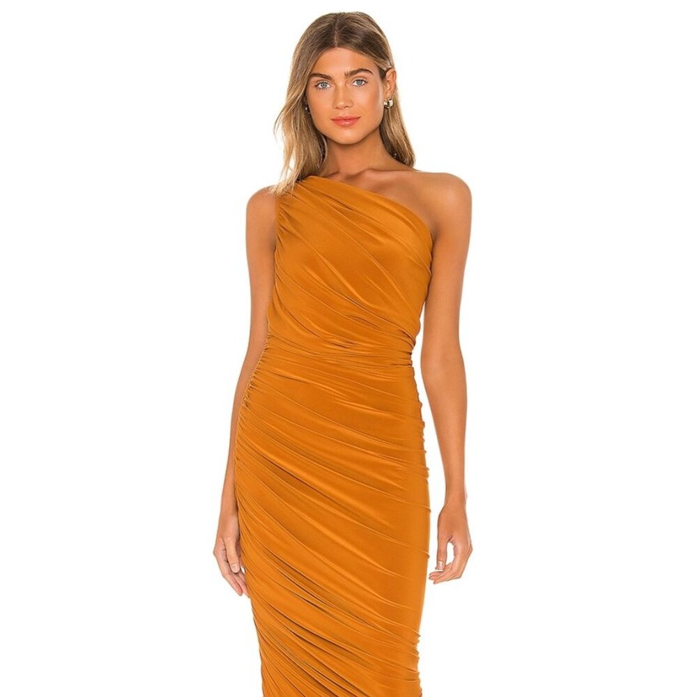 Norma Kamali Diana Gown - Bronze (Medium)